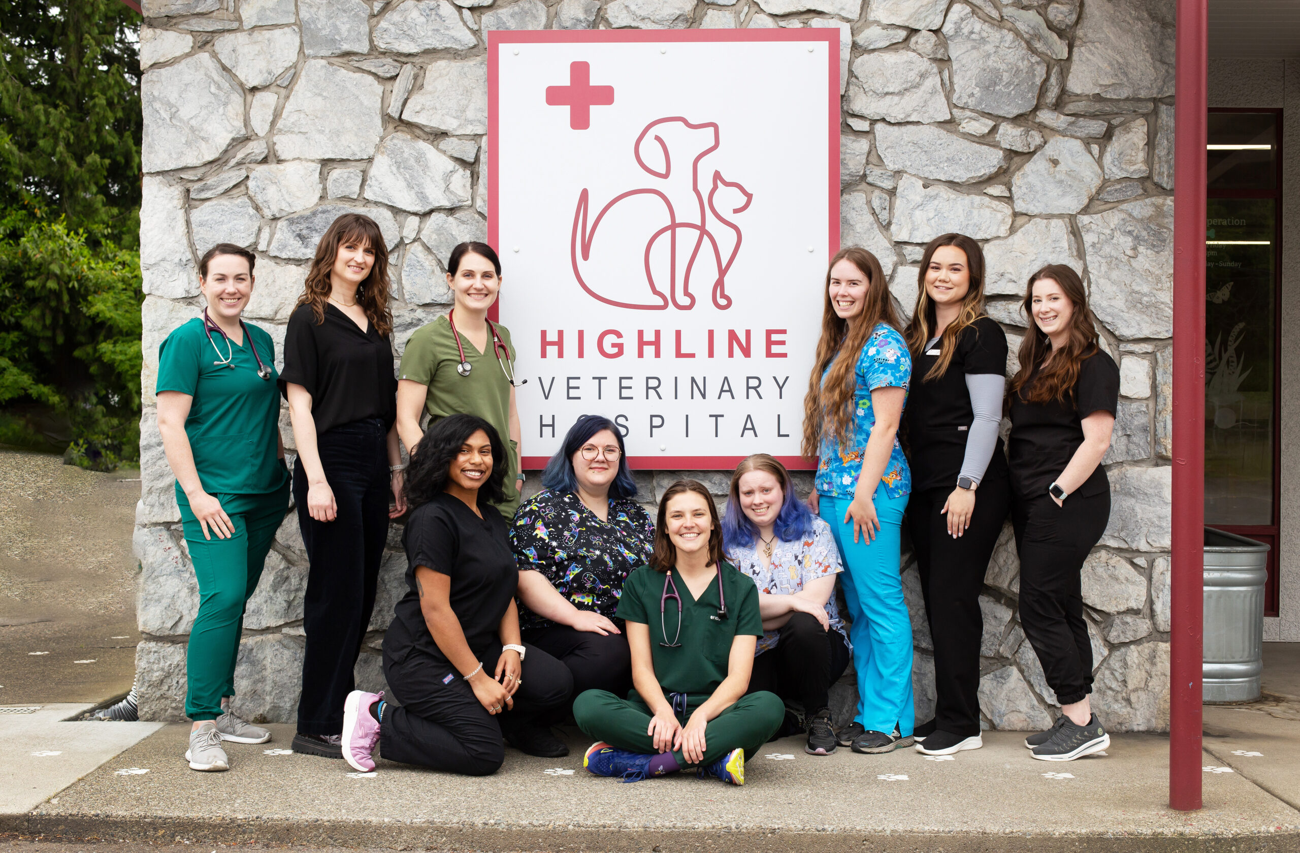 Highline Vet Hospital - team page